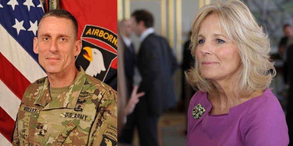 Retired 3-star Army general suspended after comment to Jill Biden about Roe response