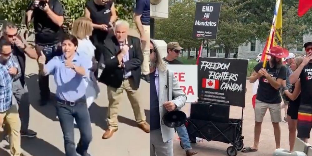 MUST WATCH: Angry Canadians heckle Justin Trudeau, call him a ‘communist pig’