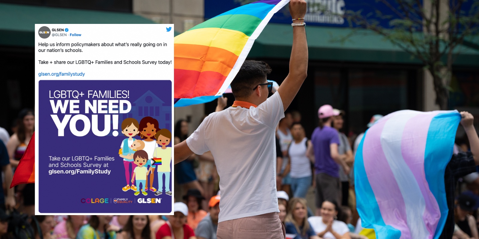 Disney-funded GLSEN launches survey for LGBTQ parents, kids to gather data to influence policymakers