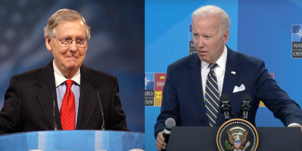 Mitch McConnell SLAMS Biden for comments 'attacking' the Supreme Court at NATO summit