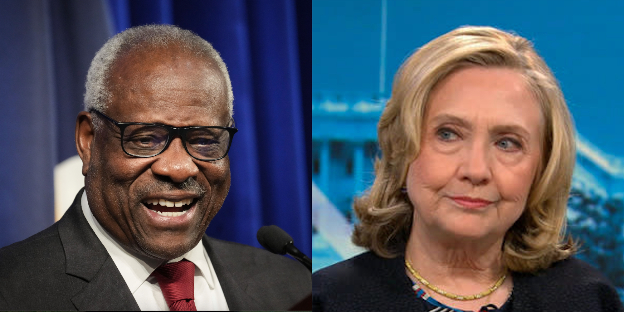 Hillary Clinton uses 'angry black man' trope against Clarence Thomas