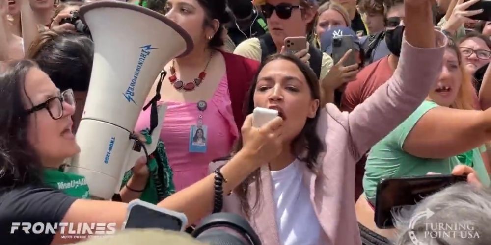 AOC declares Supreme Court decision 'illegitimate' at pro-abortion protest