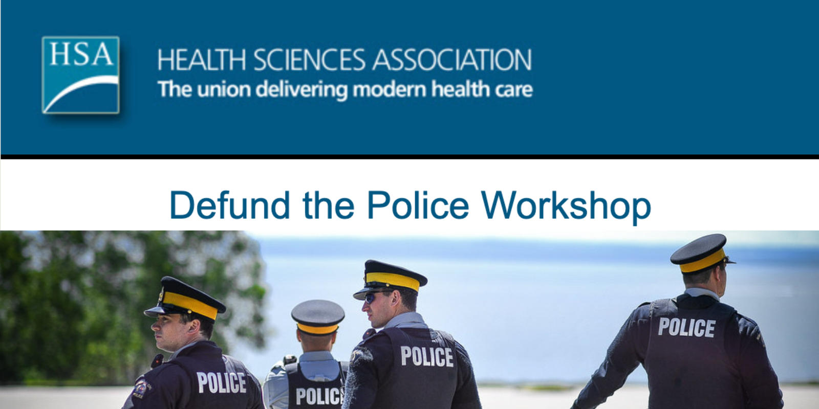 BC healthcare union to hold 'Defund the Police Workshop' for members