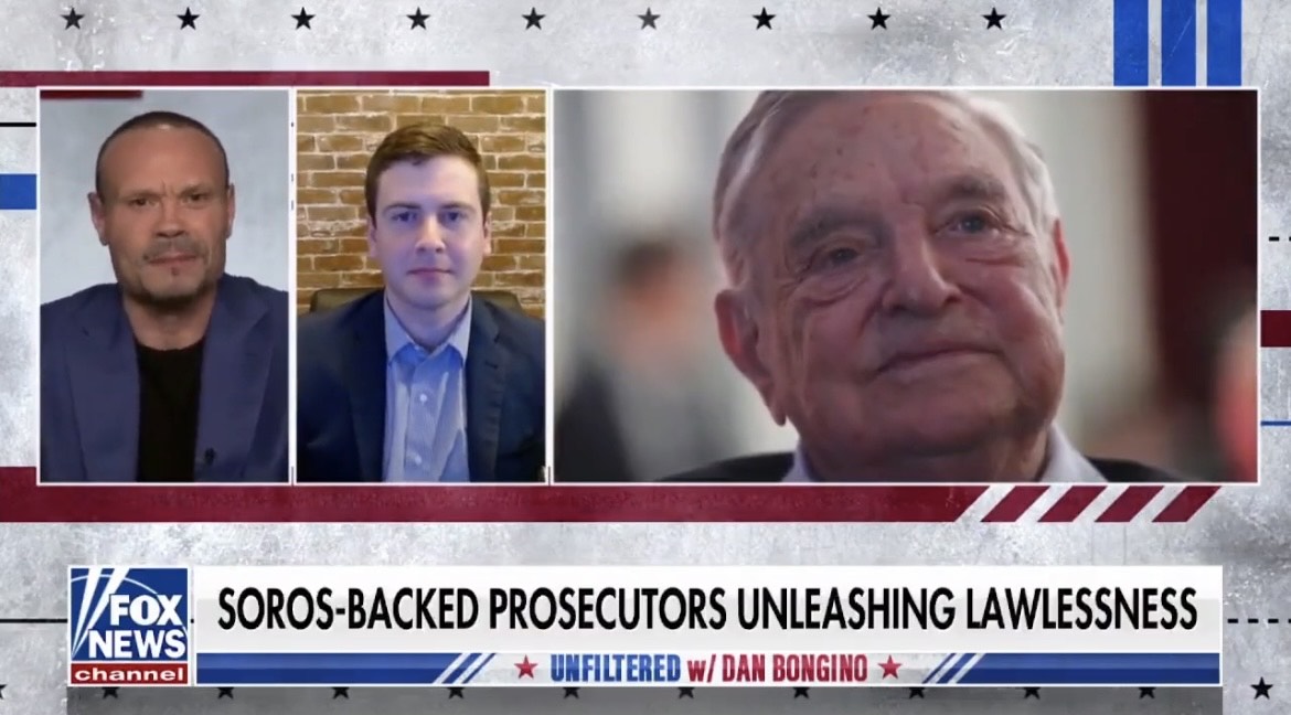 WATCH: Expert tells Dan Bongino that George Soros is backing soft-on-crime district attorneys as crime doubles