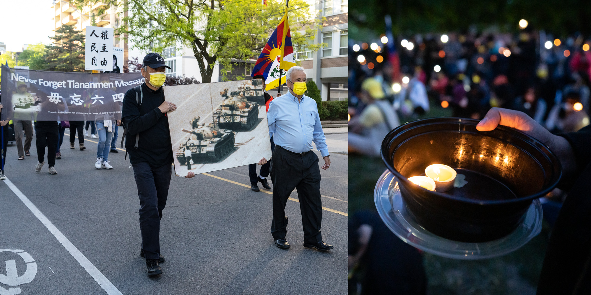 Thousands gather in Toronto for vigil marking 33rd anniversary of Tiananmen Square massacre
