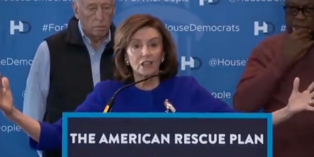 WATCH: Pelosi claims government spending is 'reducing the national debt' and 'not inflationary'