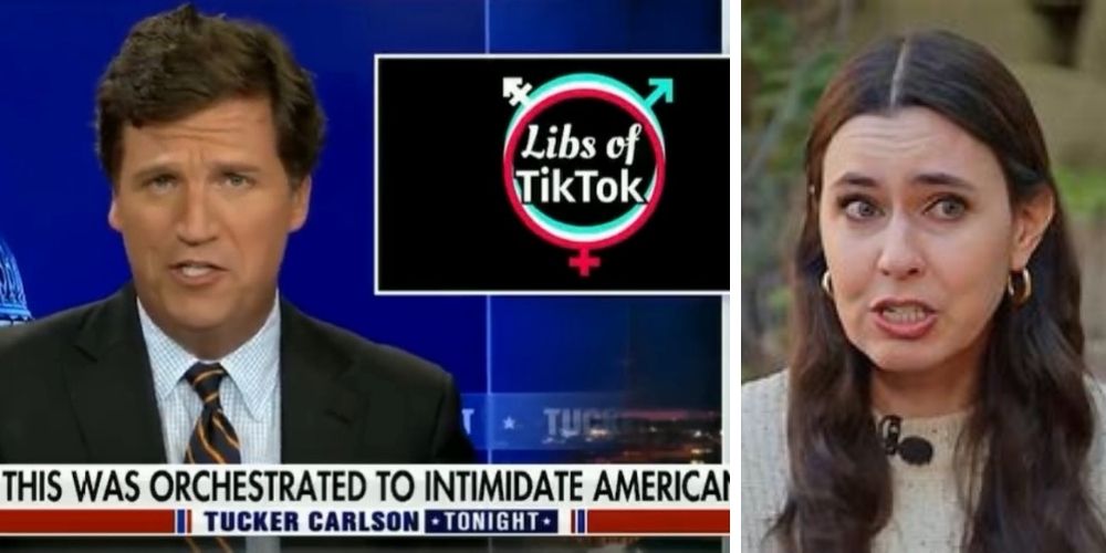 WATCH: Tucker Carlson interviews Libs of Tik Tok after being doxxed by