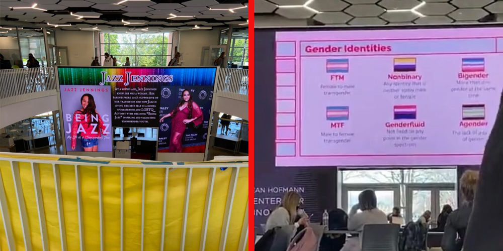 All-girls California high school has students make 'pronoun buttons' at diversity festival