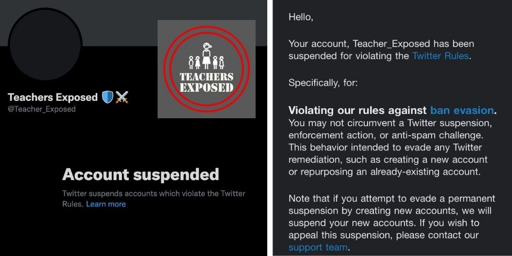 Twitter account exposing woke teachers banned from Twitter