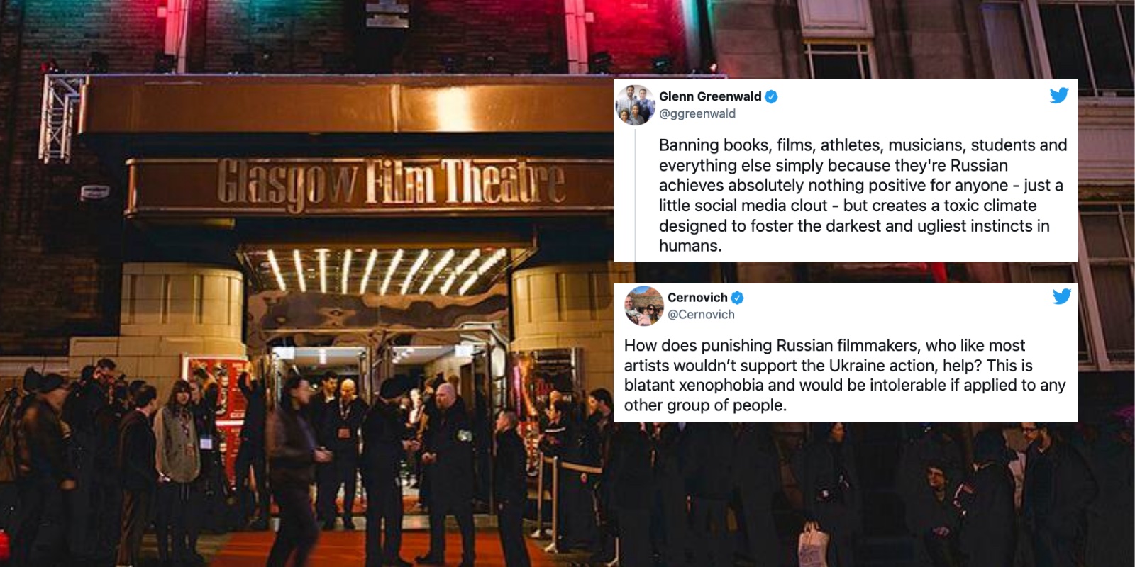 Film festival BANS Russian films in solidarity with Ukraine