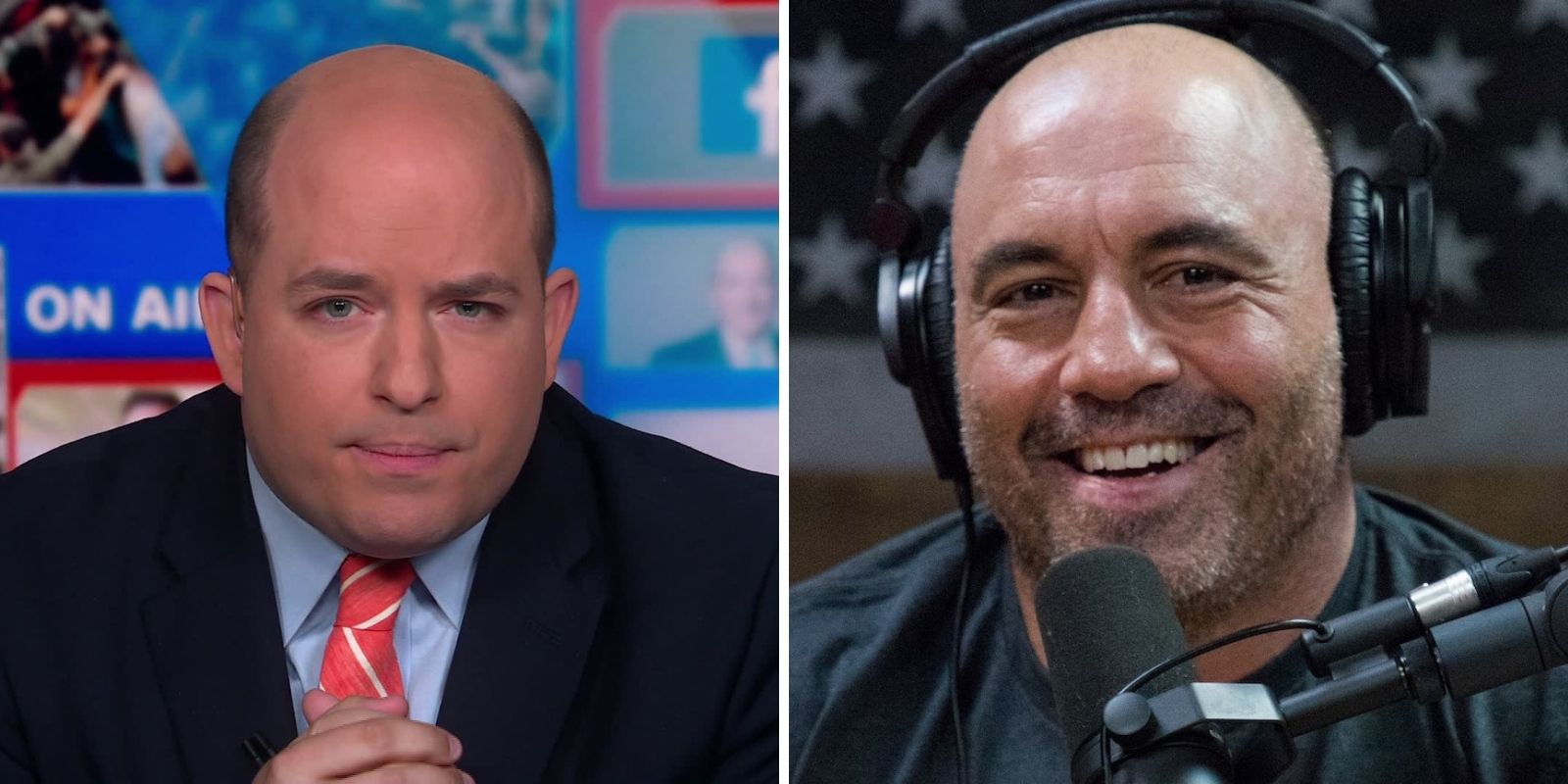 WATCH: Brian Stelter complains that people trust Joe Rogan over CNN