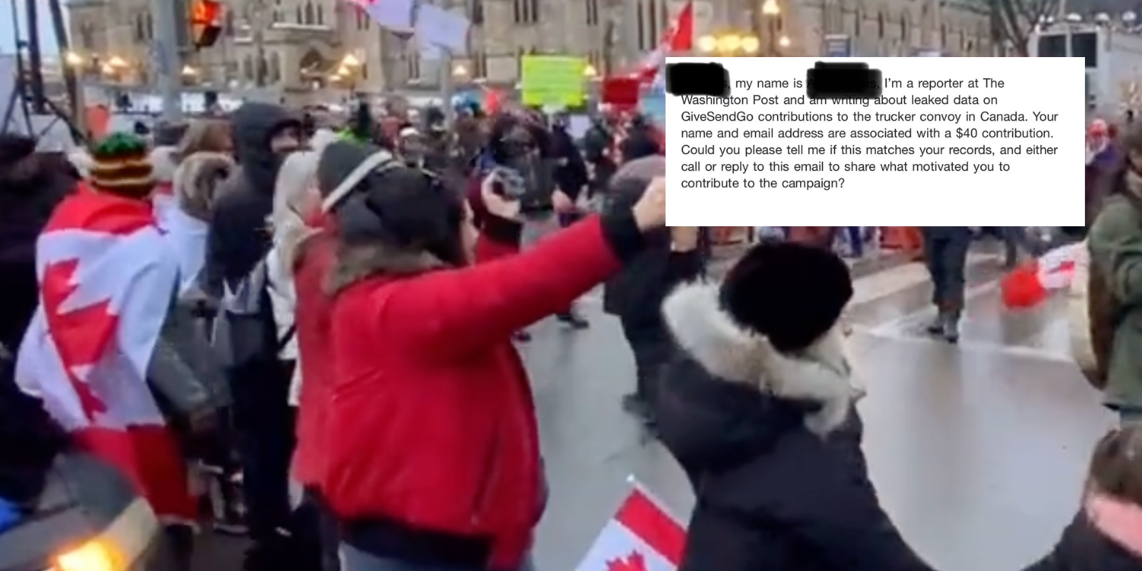 Washington Post seeks to dox and shame donors to Canadian freedom protesters