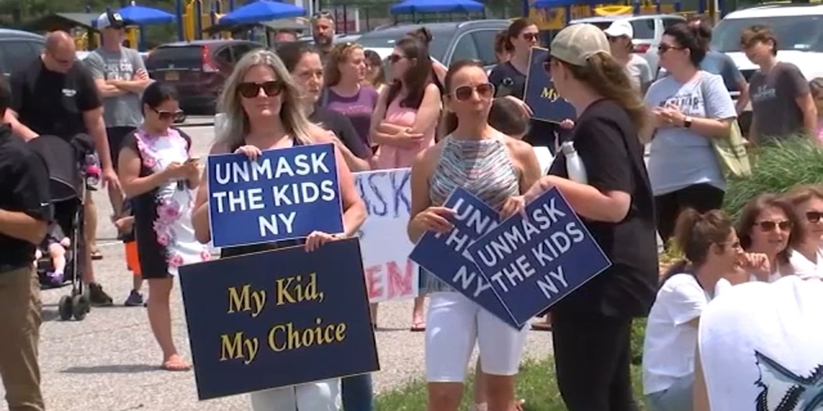 'Unmask our children': Parents demand end to school mask mandates