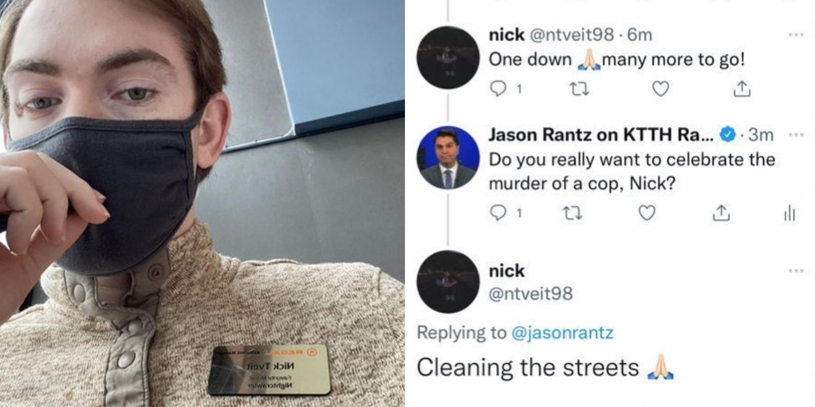 Seattle movie theatre manager celebrates death of police officer: 'One down many more to go!'