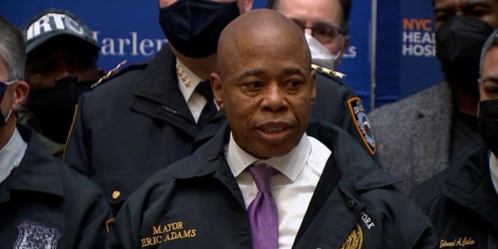 Eric Adams blames 'gun violence' for homicide of police officer