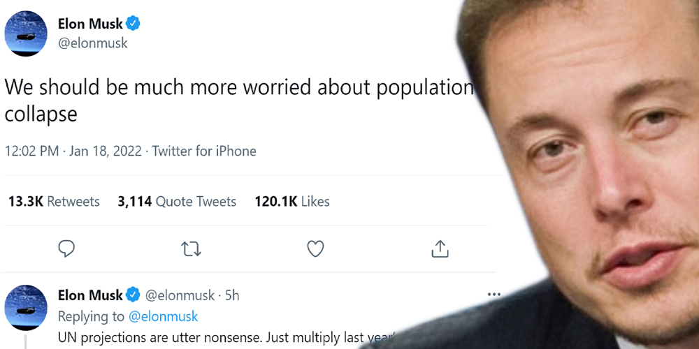 Elon Musk warns against population collapse, urges people to have more babies