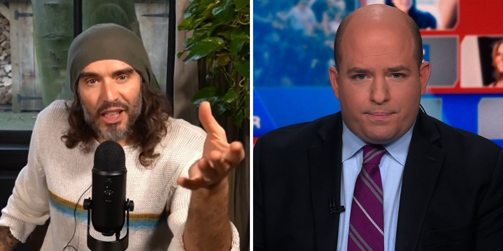 MUST WATCH: Russell Brand ROASTS CNN potato Brian Stelter