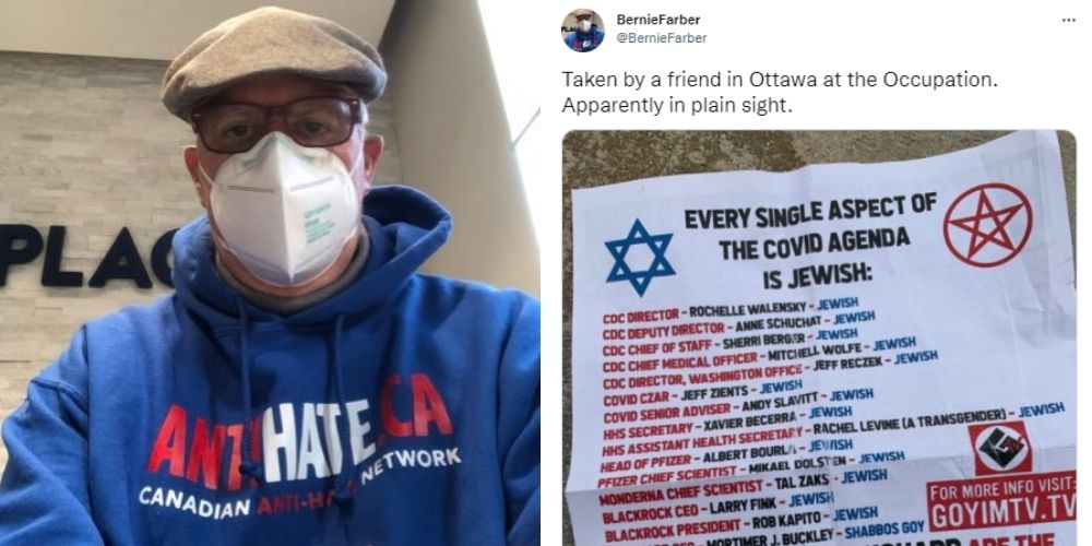Chair of Trudeau-funded ‘anti-hate’ network spreads antisemitism hoax to smear Canadian truckers