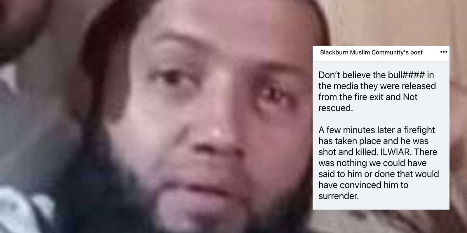 Man claiming to be brother of Texas synagogue terrorist says suspect freed hostages before being shot
