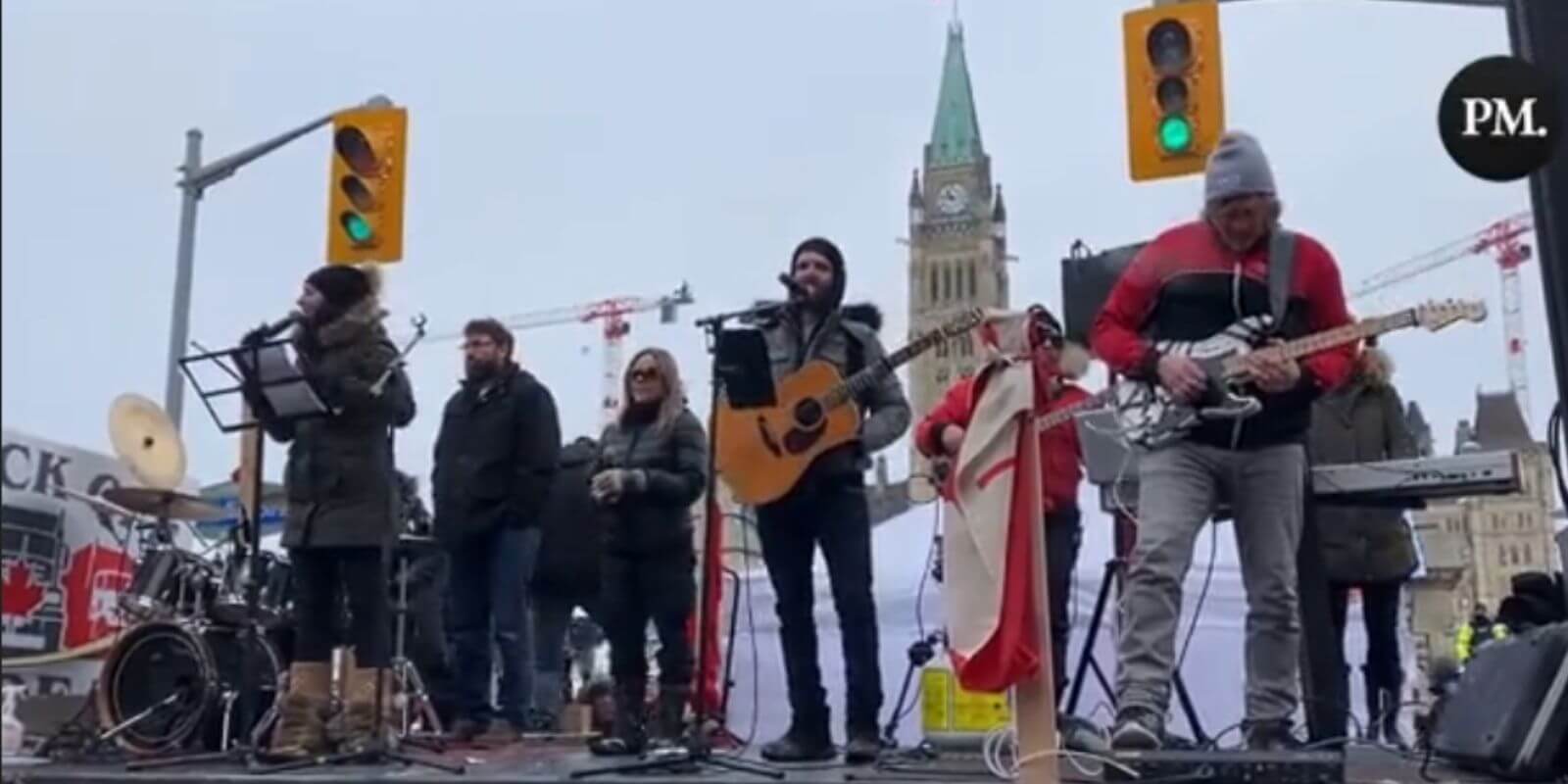 Freedom Convoy footage of peaceful protestors debunks triggered Liberals' insurrection narrative