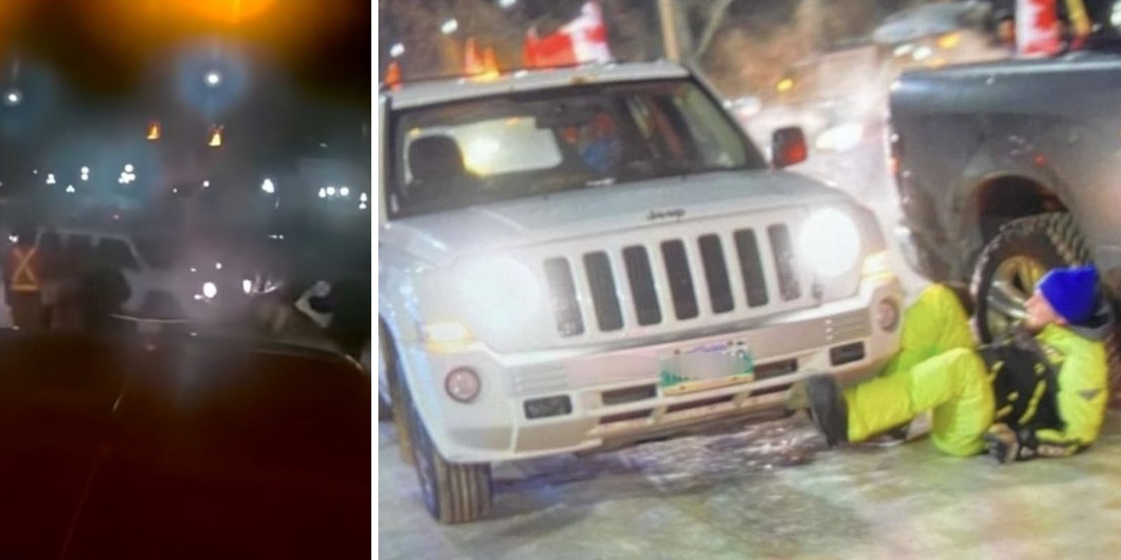 Man charged for running over four Freedom Convoy protestors in Winnipeg