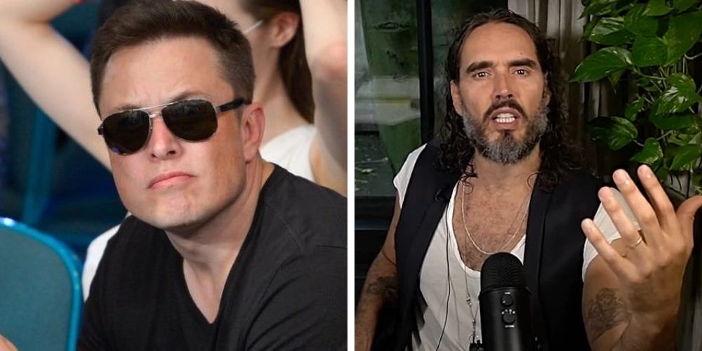 Elon Musk DEFENDS Russell Brand from corporate media smears