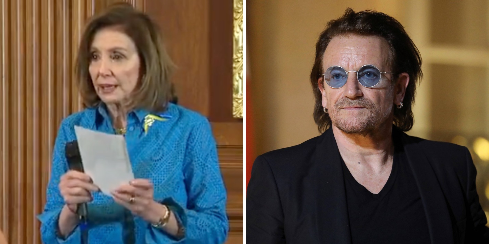 WATCH: Pelosi reads poem by Bono about Ukraine, blames Putin for gas prices