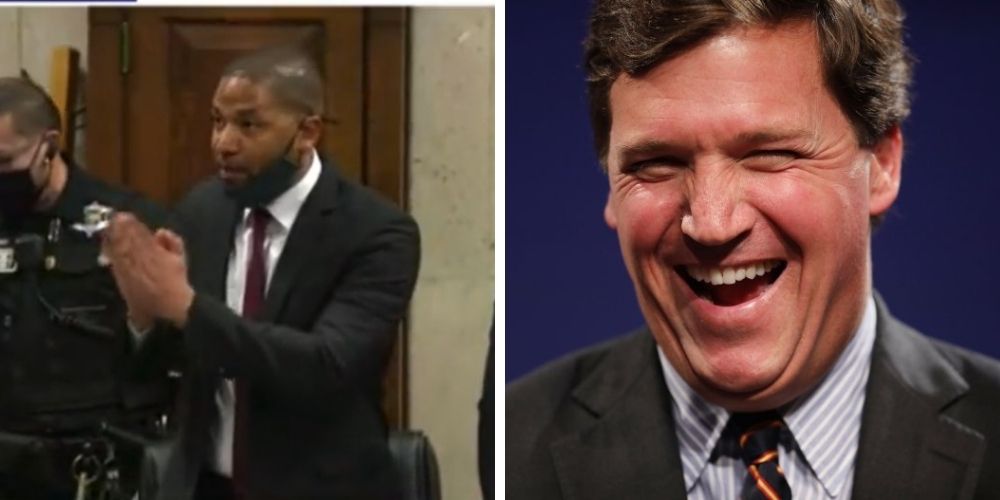 WATCH: Tucker Carlson says Jussie Smollett was released 'because he's not a Trump voter... he's a Hilary man'