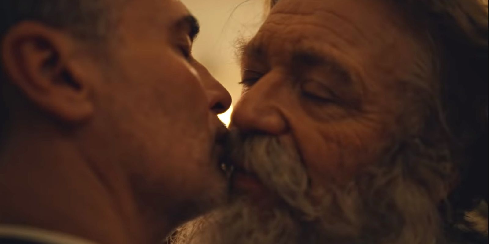 GAY SANTA: New commercial features Santa Claus making out with another man