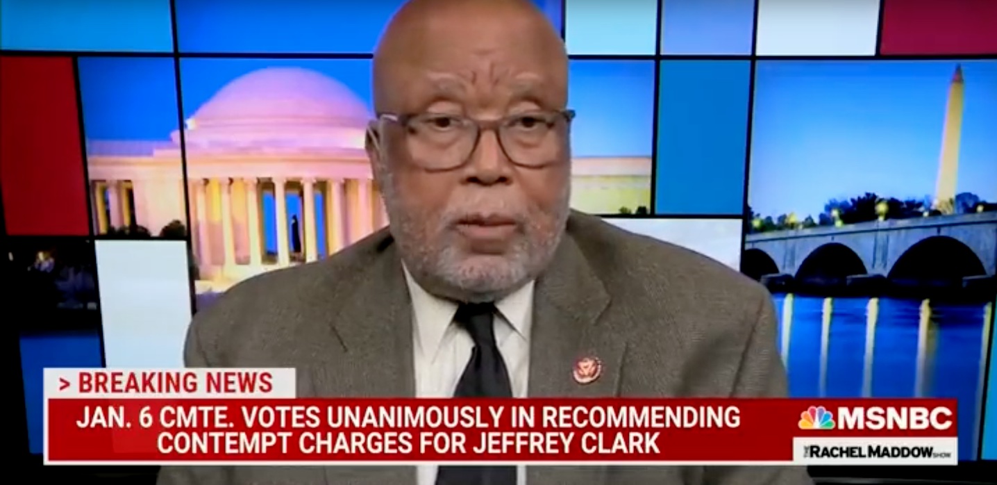 BREAKING: Jan 6 Chairman Bennie Thompson says using the 5th Amendment implies guilt