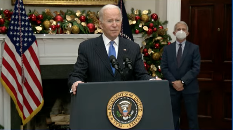 BREAKING: Biden says 'no new lockdowns' if everyone wears a mask and gets vaccinated