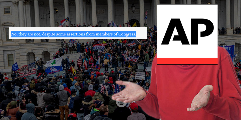 Associated Press writes off poor treatment of Capitol riot prisoners as 'conspiracy theory' in 'fact check'
