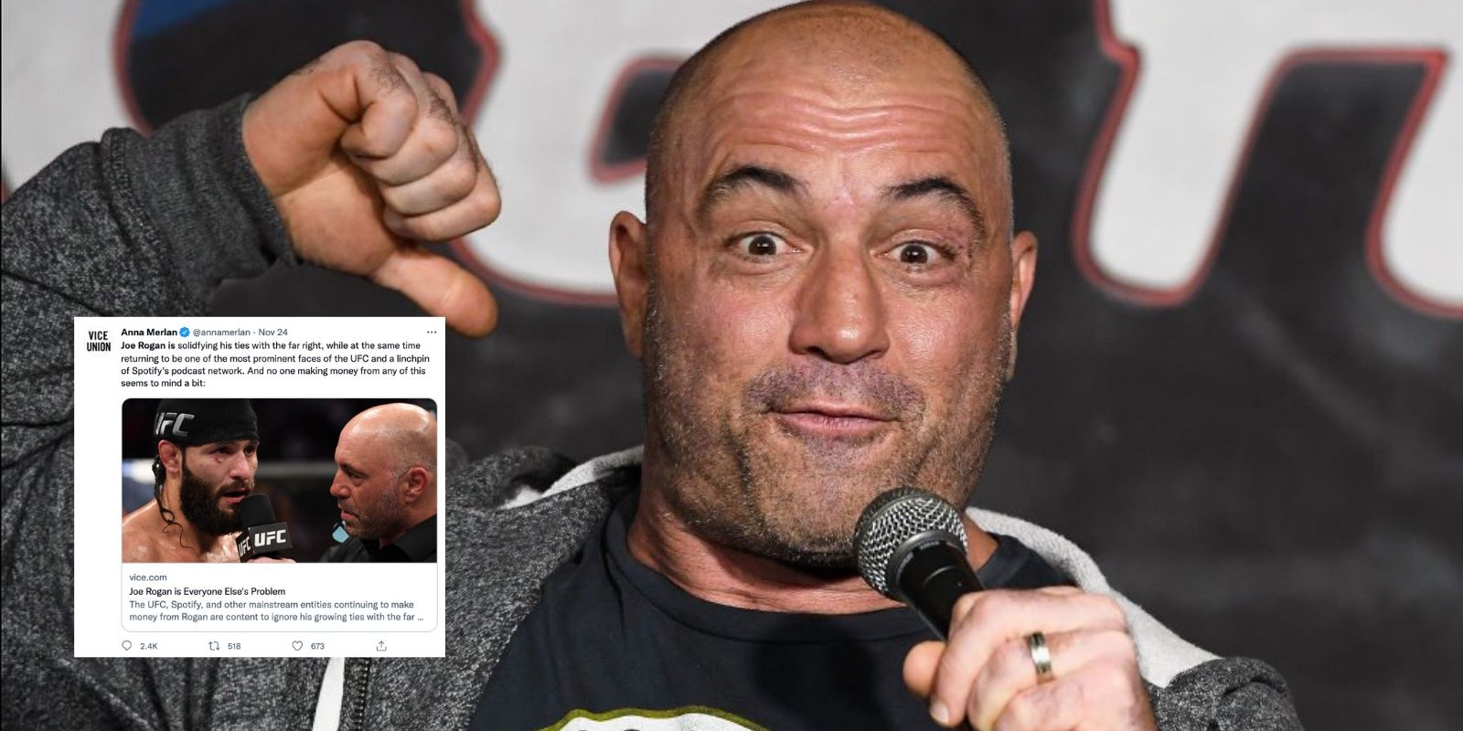 Vice runs Thanksgiving hit piece on Joe Rogan and it backfires spectacularly