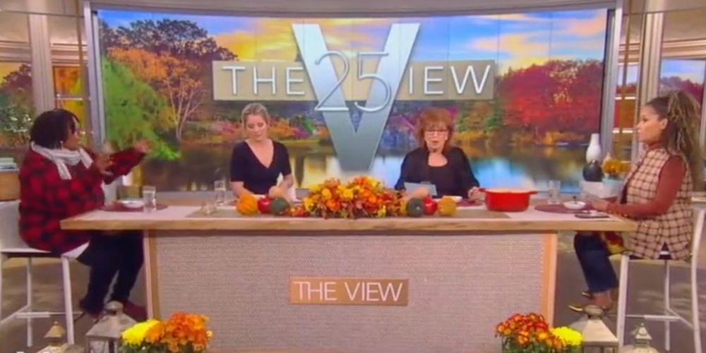 The View says Americans should be grateful for Joe Biden this Thanksgiving