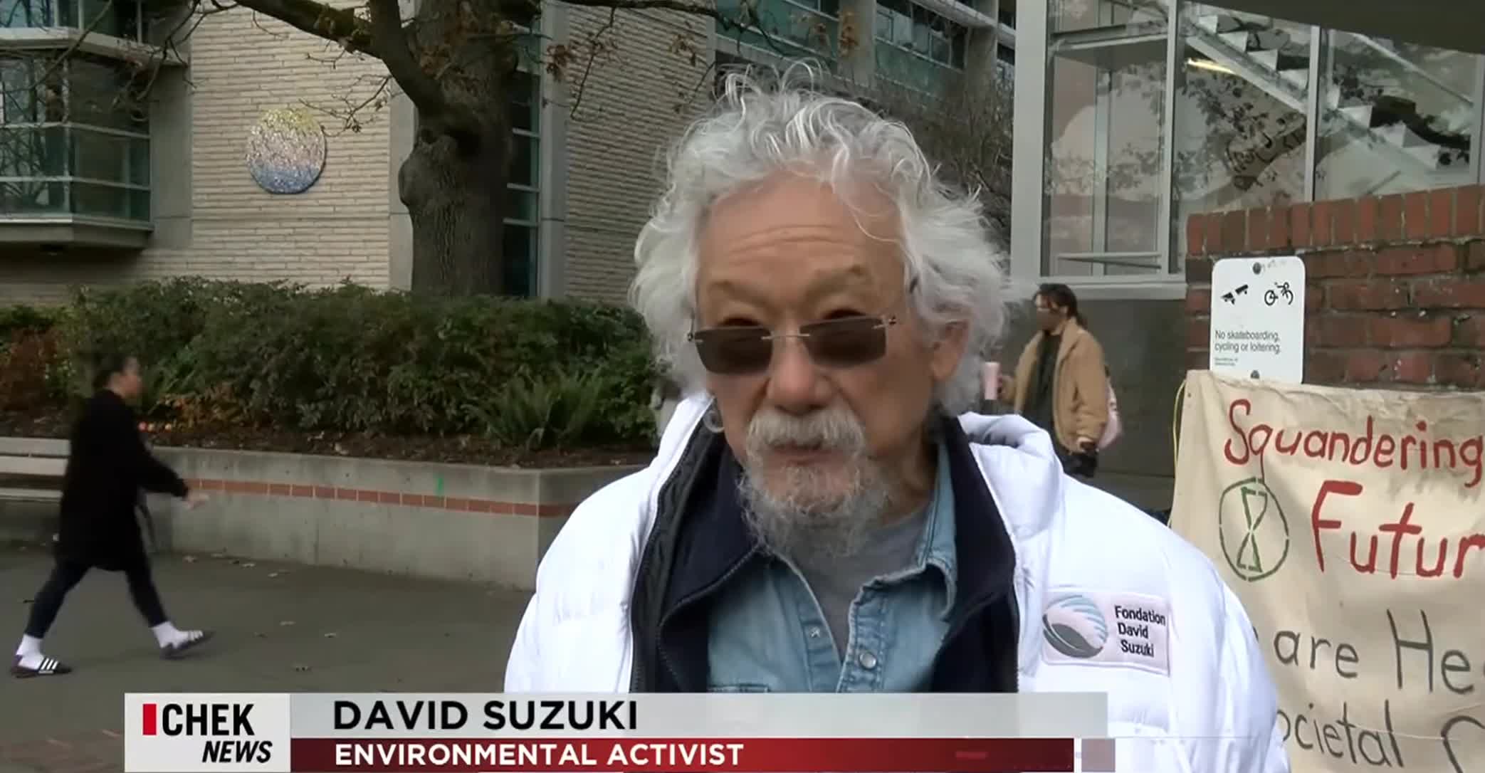 David Suzuki says he doesn't regret remarks about pipelines being blown up