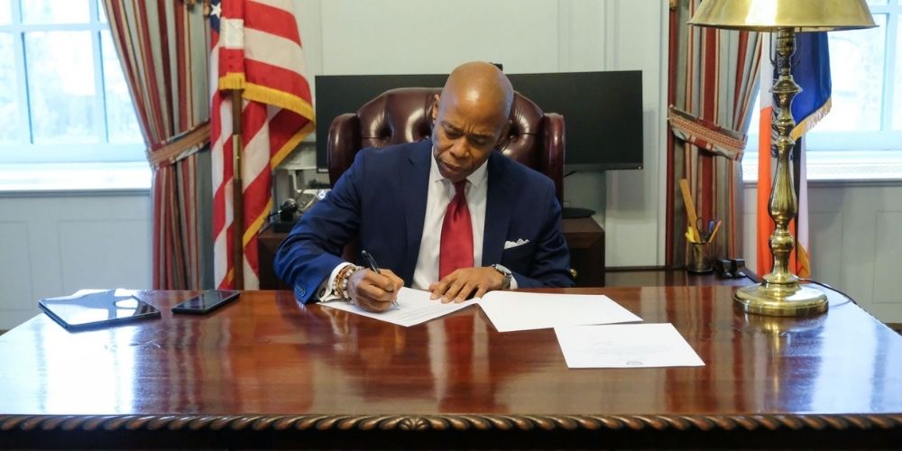 Eric Adams' first actions as mayor include extending NYC's indoor vaccine mandate