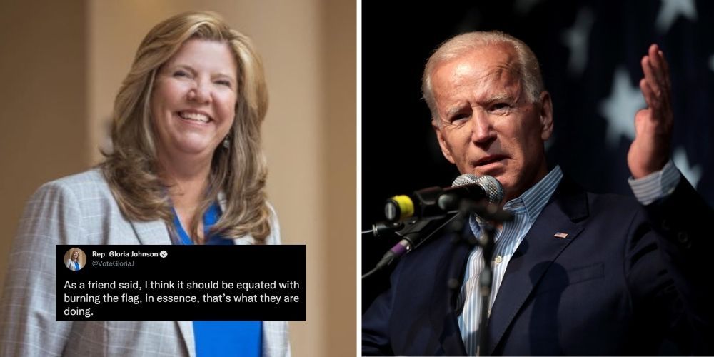 Democratic lawmaker equates 'let's go Brandon' chants to 'burning the flag'