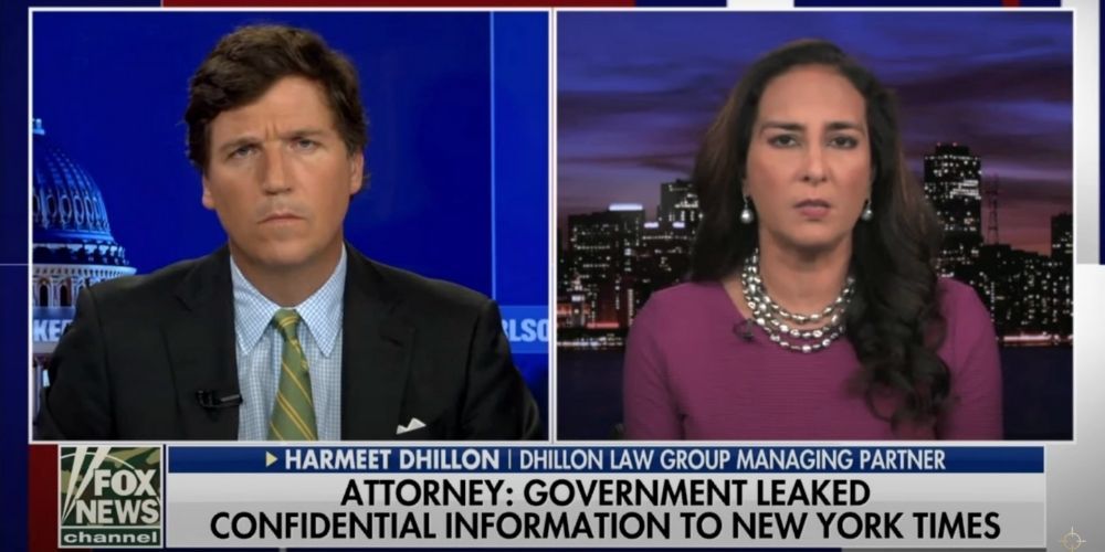 WATCH: Project Veritas attorney Harmeet Dhillon slams New York Times for obtaining privileged information in 'illegal and unethical' way