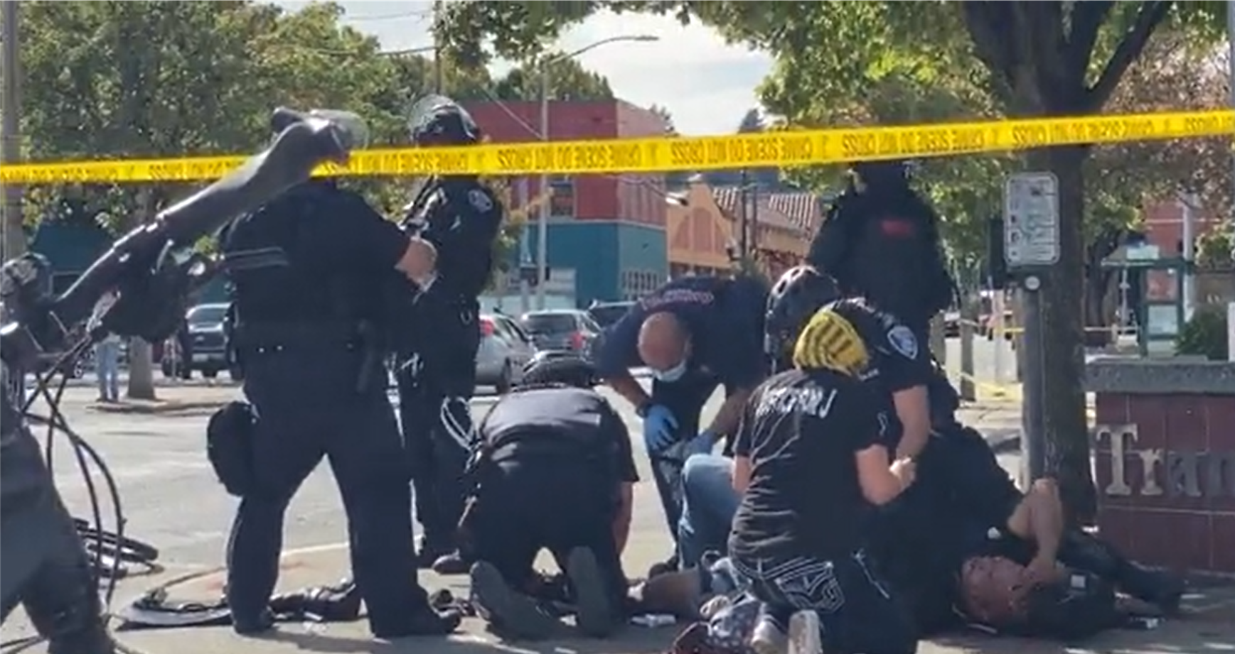 Antifa accused of shooting right-wing activist at Washington state Capitol anti-vaccine mandate protest