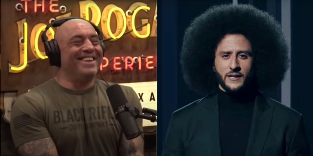 WATCH: Joe Rogan and Theo Von MOCK Colin Kaepernick for comparing the NFL to slavery