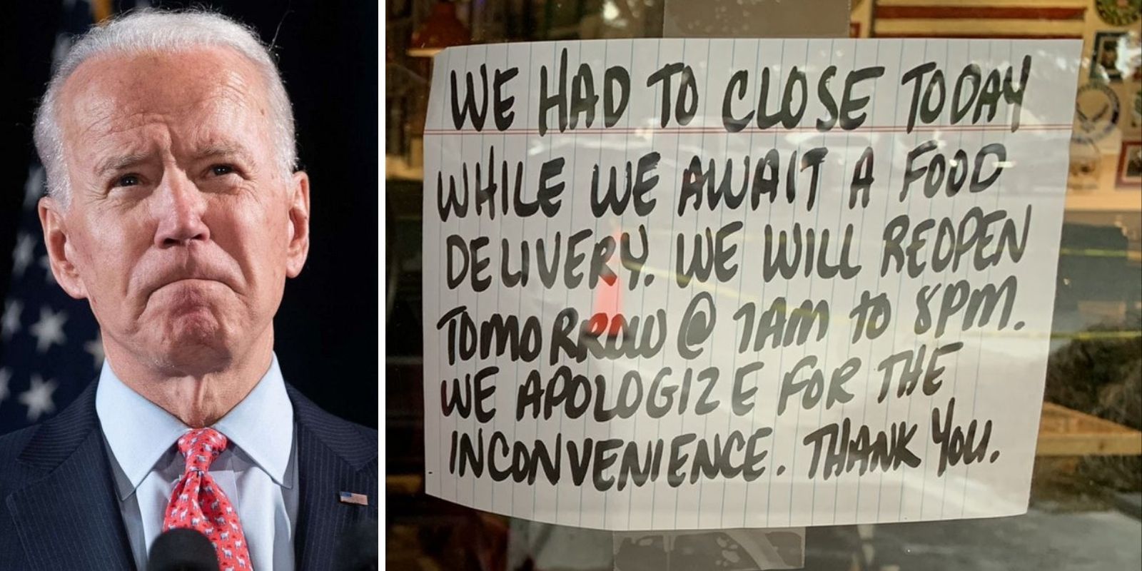 Florida diner that forbids Biden supporters becomes so popular that it runs out of food
