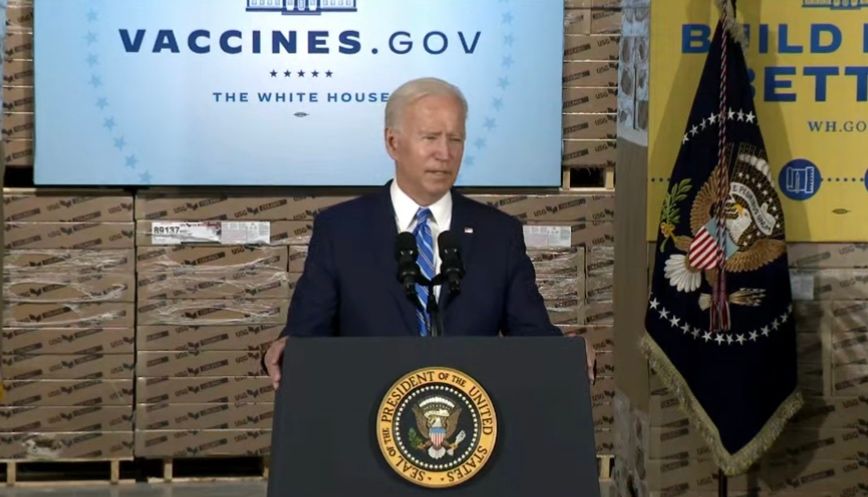 BREAKING: Biden claims unvaccinated Americans put the 'economy at risk'