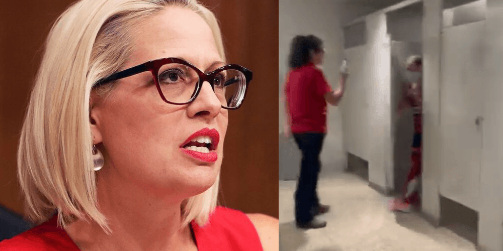 WATCH: Sen. Sinema accosted by activists at ASU who follow her into the bathroom