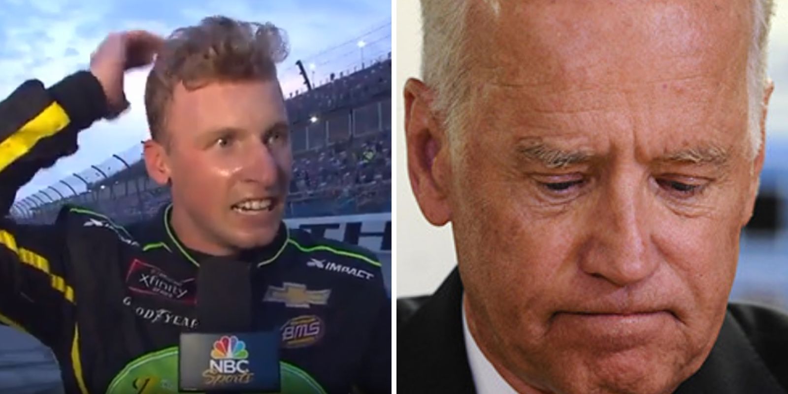 MUST WATCH: NASCAR fans chant 'F*ck Joe Biden', NBC reporter pretends they're saying 'Let's go Brandon'