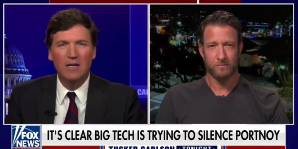 Dave Portnoy talks to Tucker Carlson about Big Tech’s efforts to silence him