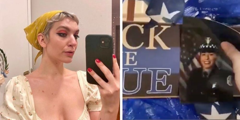 Communist activist vandalizes memorial dedicated to slain Chicago cop Ella French