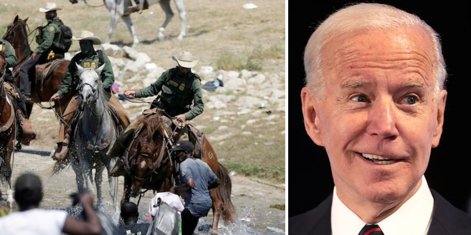Journalist who photographed border patrol agents on horseback debunks media and Biden's claims that Haitian migrants were 'whipped'