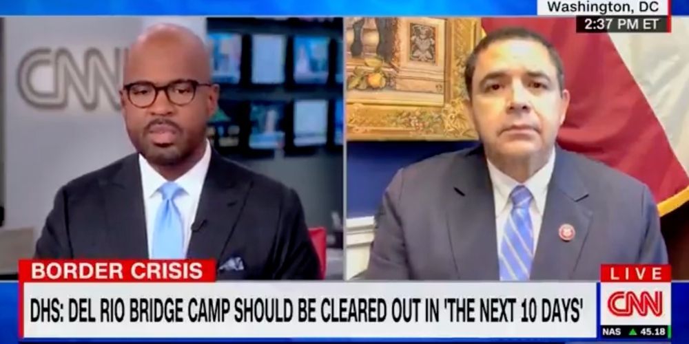 Texas Representative sets CNN host straight on the use of whips, lassos by Border Patrol agents