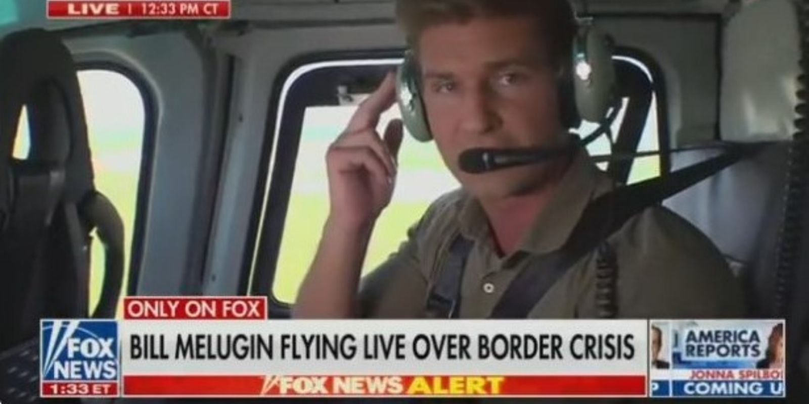 Biden admin banned drones from showing border crisis in Texas, so local law enforcement provides helicopter