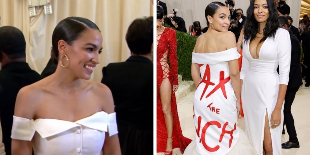 BREAKING: AOC slammed for wearing 'Tax the Rich' gown at $30,000-a-ticket Met Gala
